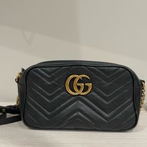GG Marmont small matelassé shoulder bag